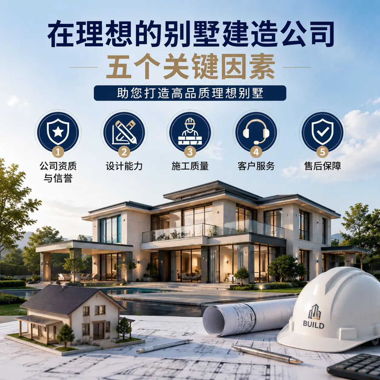 在 六盘水 找到理想别墅建造公司的五个关键因素