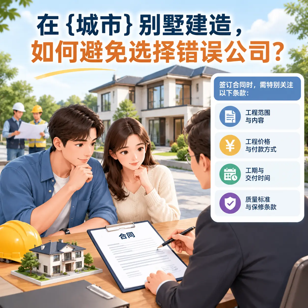 在 六盘水 别墅建造,如何避免选择错误公司?