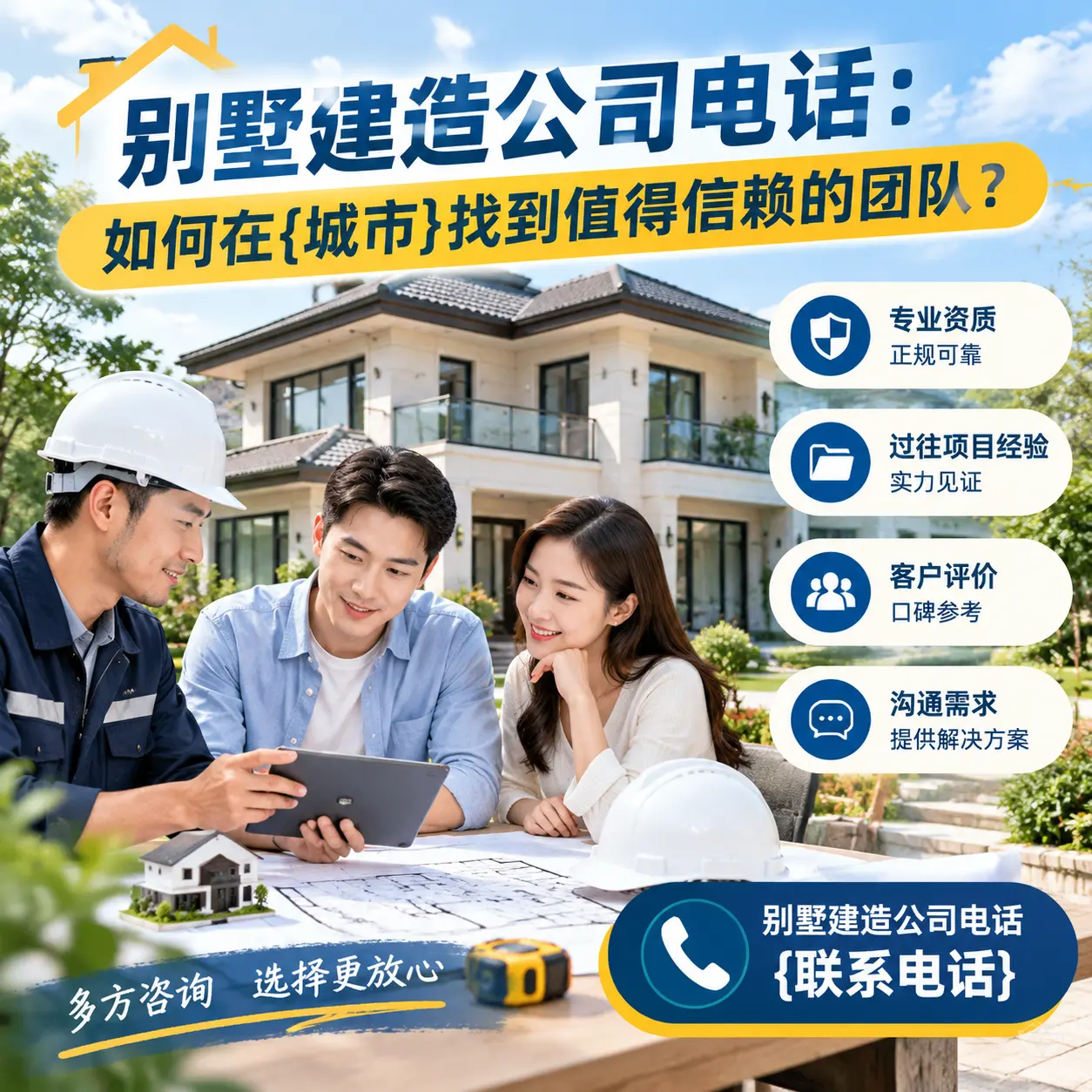 别墅建造公司电话：如何在六盘水找到值得信赖的团队？