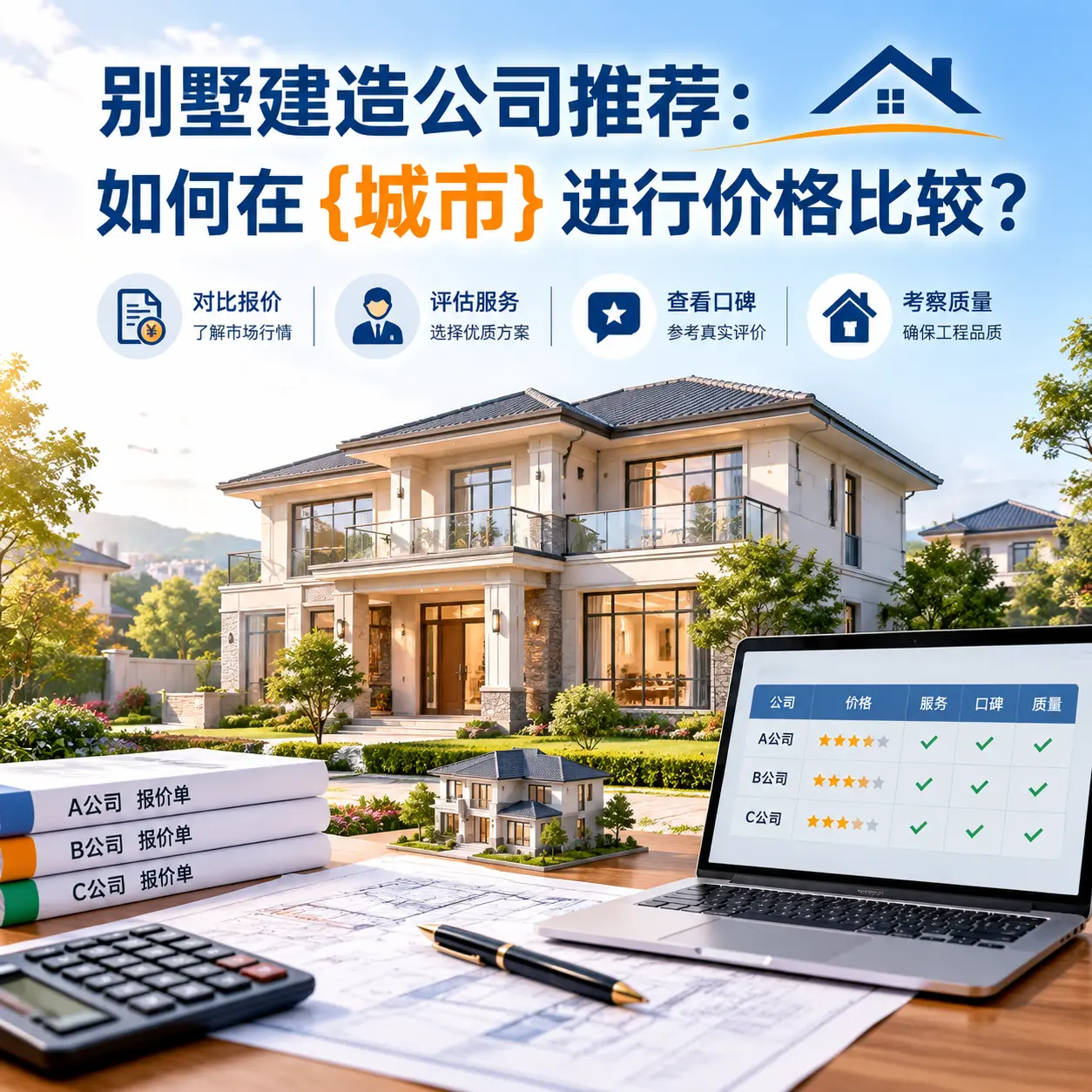 别墅建造公司推荐：如何在 六盘水 进行价格比较？