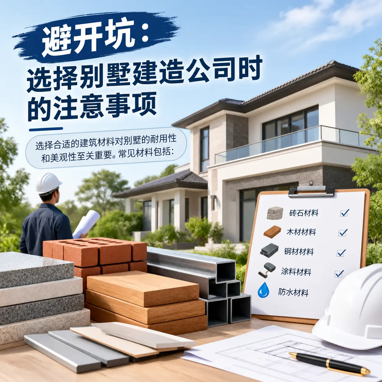 避开坑：选择 六盘水 别墅建造公司时的注意事项