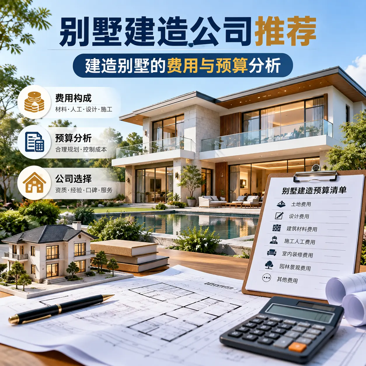 别墅建造公司推荐： 六盘水 建造别墅的费用与预算分析