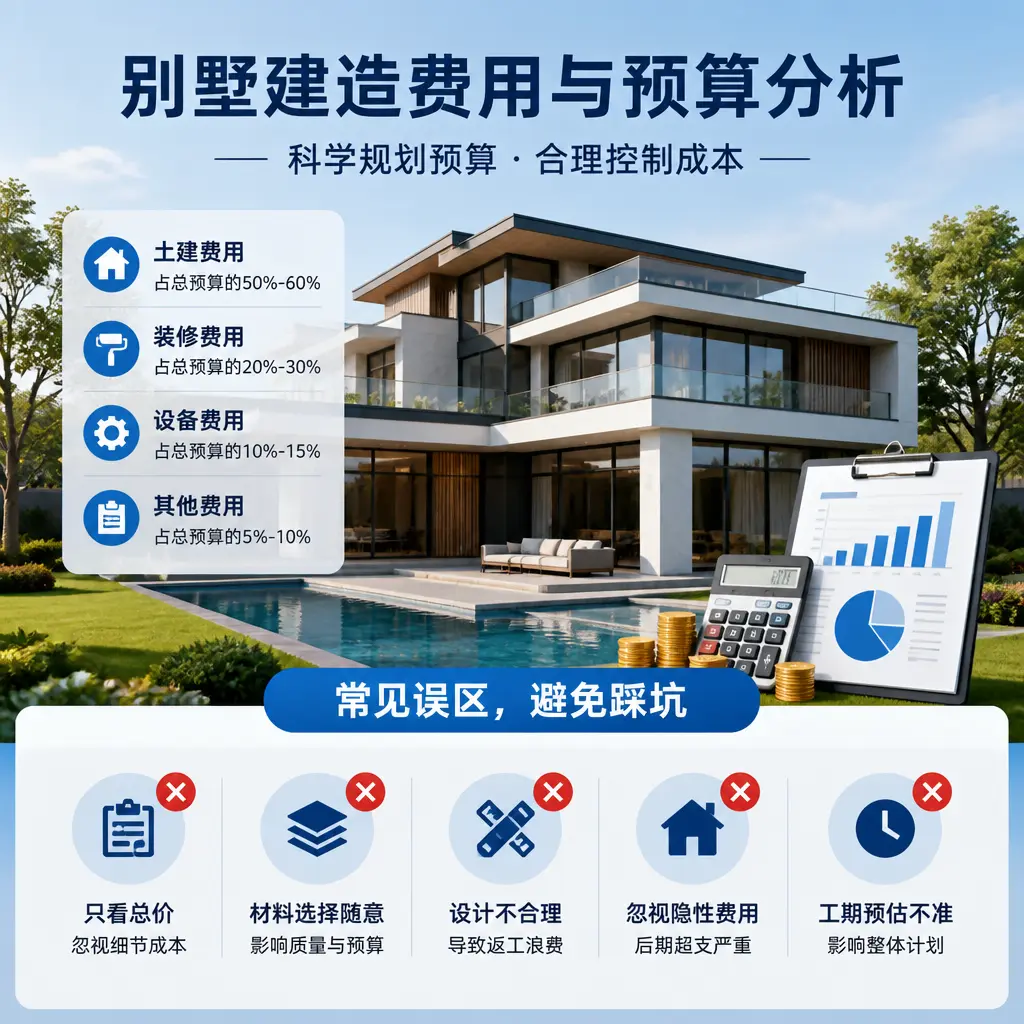 别墅建造公司推荐： 六盘水 建造别墅的费用与预算分析