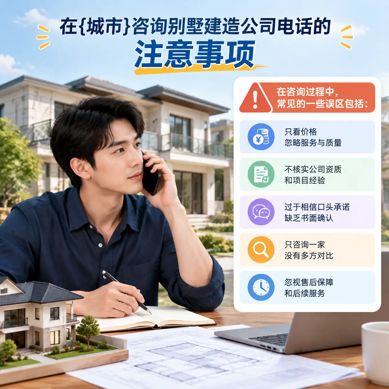 在六盘水咨询别墅建造公司电话的注意事项