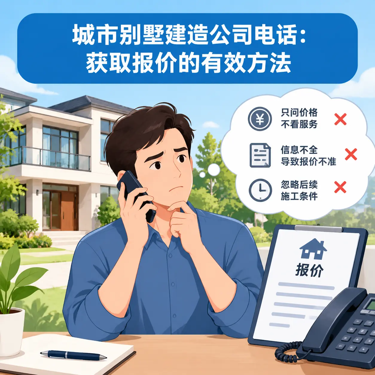 六盘水别墅建造公司电话:获取报价的有效方法